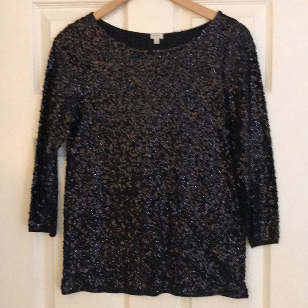 J. Crew Factory sequin top.